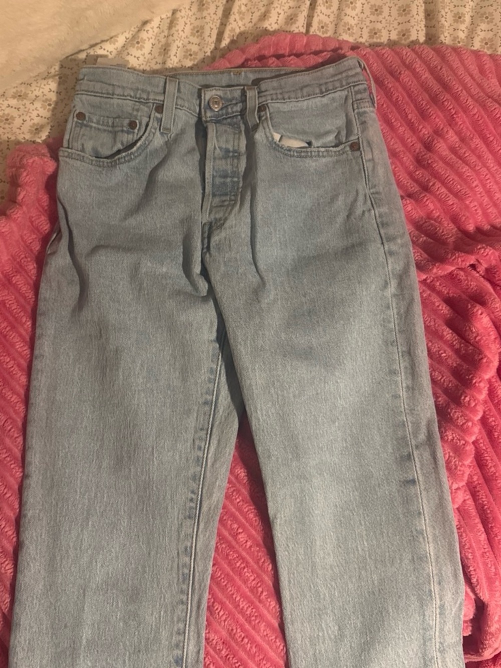 Levi's Light Blue High-Rise Slim Jeans